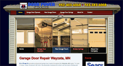 Desktop Screenshot of garagedoorrepairwayzatamn.com